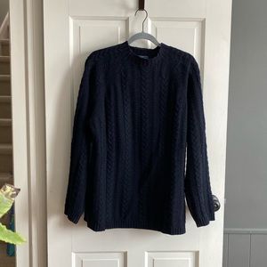 Faconnable wool Cable Knit Sweater